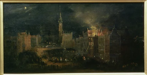 Feuer am Langen Markt, ca. 1650